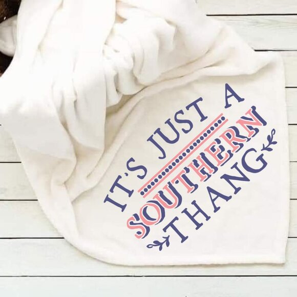 Southern Thang Western Throw Blanket 50x60 - Picture 1 of 2